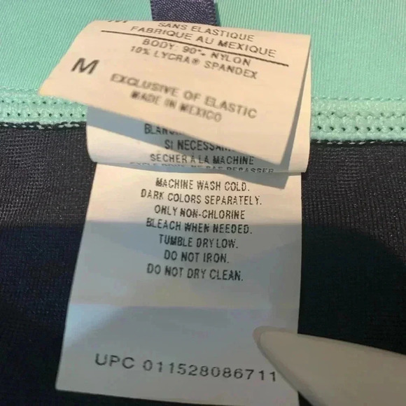 Anne Cole Swim Skirt Blue Grey Size  Medium - Picture 5 of 6